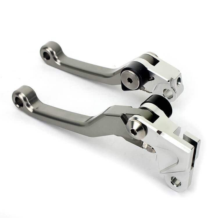 Customized aluminum dirt bike brake and clutch levers