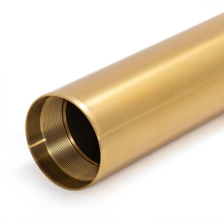 Custom 49mm Gold Fork Tubes for Harley Davidson