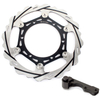  270mm Oversize Motorcycle Brake Rotor Front Floating Brake Disc With CNC Machined Bracket for Dirt Bike